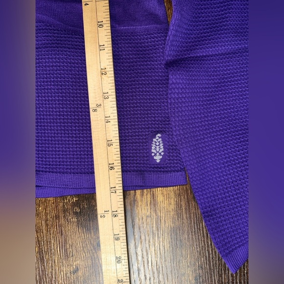 Free People Movement Top Bail Out Womens XL Long Sleeve Layer Henley Crop Top - Picture 12 of 12